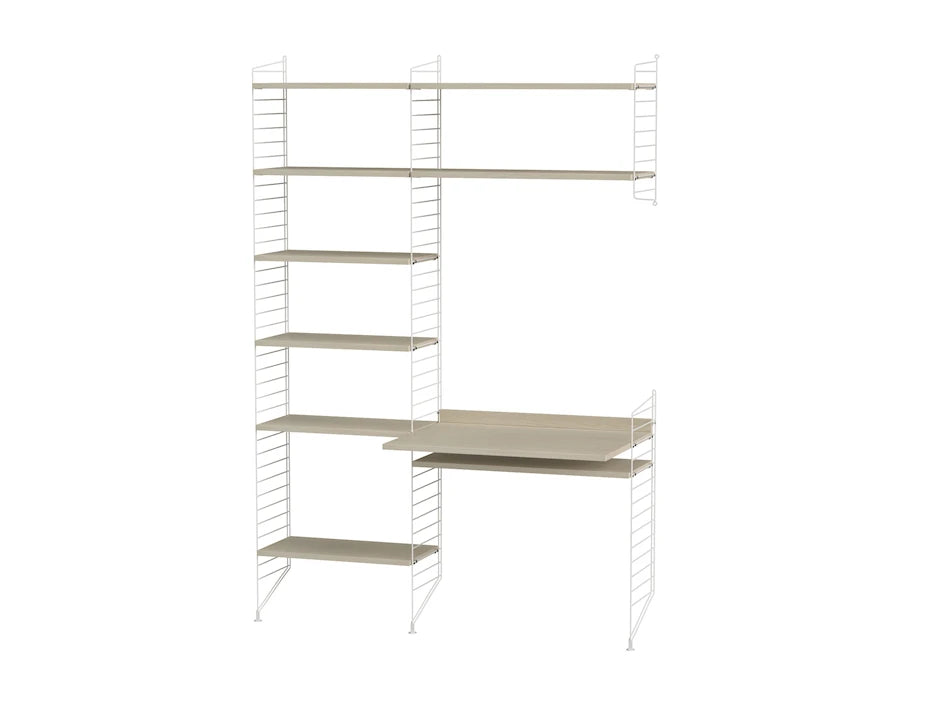 Kontor, bundle G fra String - Hvid - ask - Jacobsen Plus