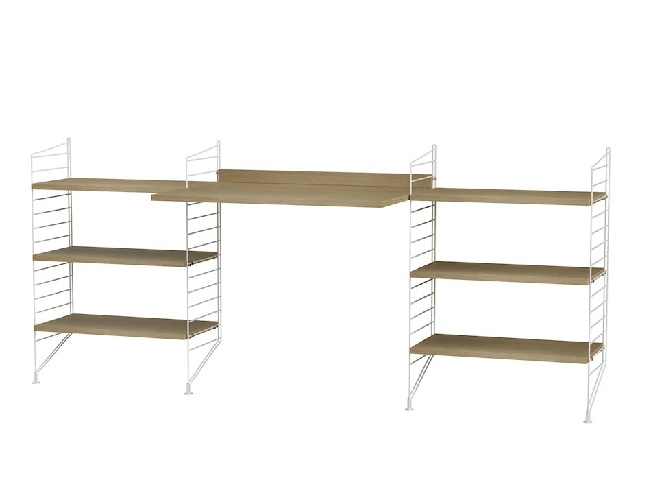 Kontor, bundle D fra String - Hvid - eg - Jacobsen Plus