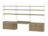 Kontor, bundle F fra String - Hvid - eg - Jacobsen Plus