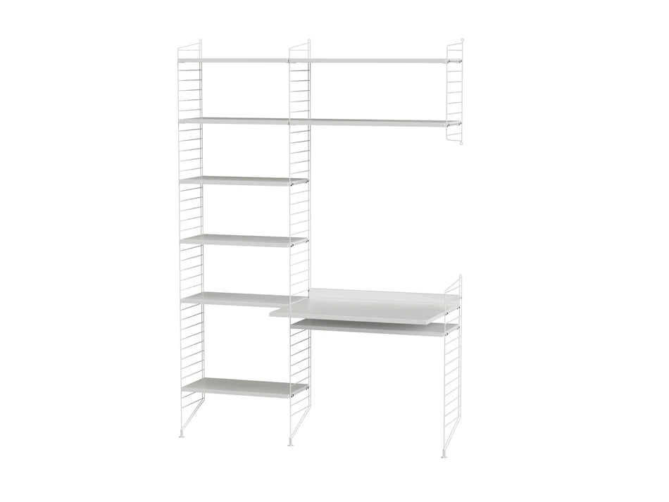 Kontor, bundle G fra String - Hvid - hvid - Jacobsen Plus