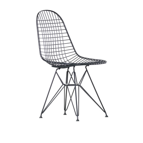 Vitra x Muuto Gartenmöbelset mit 1 Linear Steel Taupe Tisch 140 x 75, und 4 schwarze Eames Wire Chairs (DKR) - 4 - Jacobsen Plus