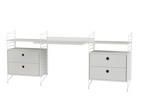 Kontor, bundle C fra String - Hvid - hvid - Jacobsen Plus