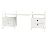 Kontor, bundle C fra String - Beige - hvid - Jacobsen Plus