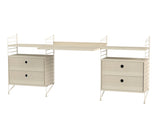 Kontor, bundle C fra String - Beige - ask - Jacobsen Plus