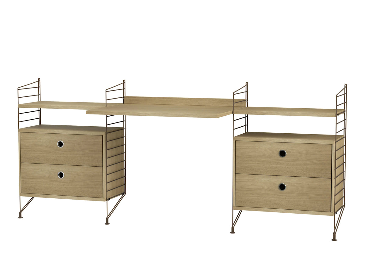 Kontor, bundle C fra String - Brun - eg - Jacobsen Plus
