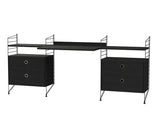 Kontor, bundle C fra String - Sort - sort ask - Jacobsen Plus