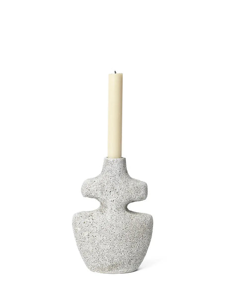 Yara Kerzenhalter Medium, Grauer Bimsstein von Ferm Living - 1 - Jacobsen Plus