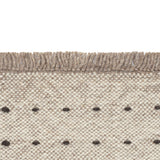 Yield Dot Naturally Coloured Fringes tæppe, 0115 fra Kvadrat - 3 - Jacobsen Plus